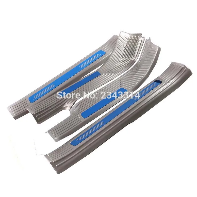 

For 2019 Volvo XC 90 Stainless Interior Door Sill Scuff Kick Plate Protector Trim Guard Pedal Cover Car Styling Accessories