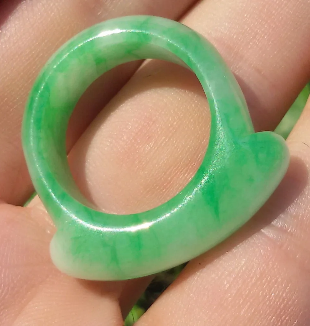 

11447 Jade saddle ring