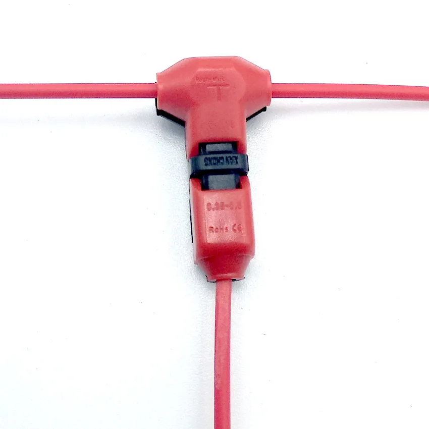 5 шт./лот 1/2Pin 18 22awg без сварки винтов Быстрый соединительный кабель с разъемом