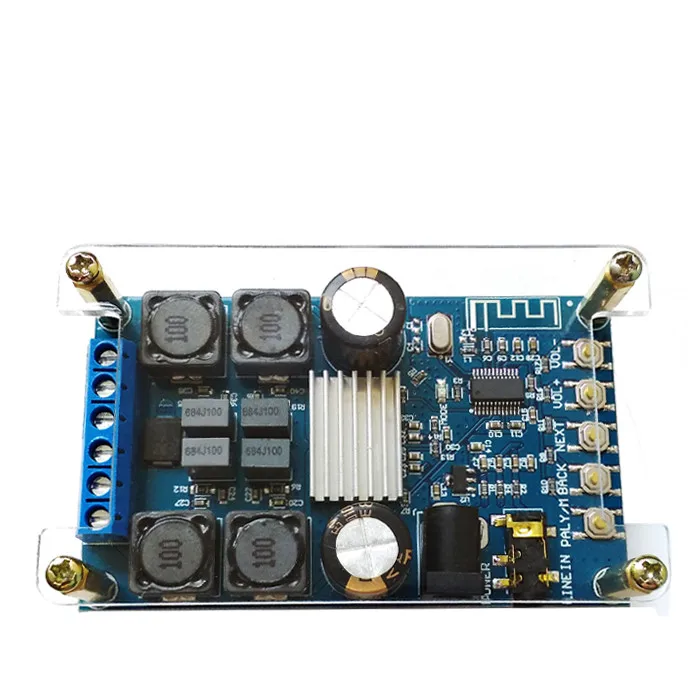 

Bluetooth Digital Power Amplifier Board Stereo No POP Tone 50W*2DIY Audio Amplifier Board