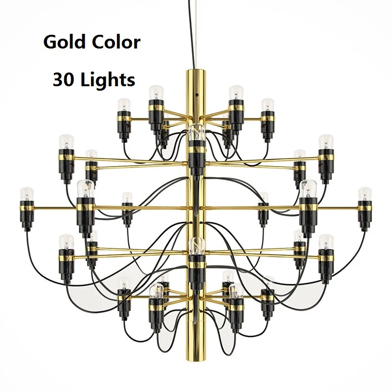 Modern Gino Sarfatti Design Pendant Lights For Dinning Room Chrome Hanging Light E14 220VBedroom Lampe Home Lampadario Vintage