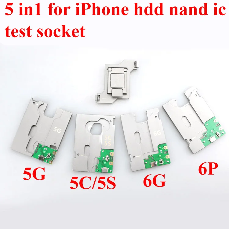 Оригинальный жесткий диск 5 в 1 для iPhone hdd nand ic тестовый разъем тестовое