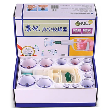 

Kangzhu / Kangzhuci Vacuum cupping 12 tank suction tanks thick magnetic body Chinese medicine body massage slimming cups cupping