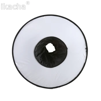 

18"45CM Round Flash Diffuser Universal Folded Ring Flash Softbox for Canon Sony Nikon Macro Portrait Photography