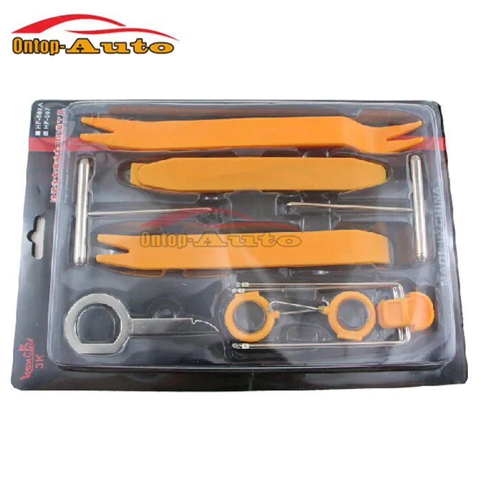

12pcs Plastic Car Auto Panel Dash Lights Audio Stereo GPS Molding Removal Installation Tools Kit Set