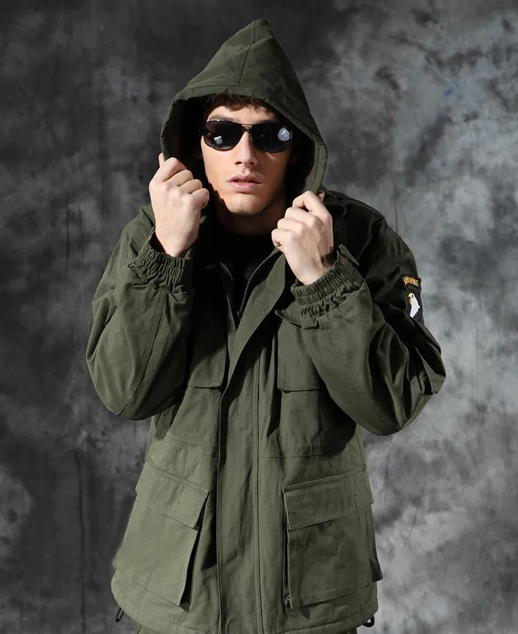 Masculino do Exército dos Eua Militares com Capuz Inverno ao ar Forro de lã Algodão Roupas Blusão Topos Livre Escalada Térmica Cabolsa Grosso 14 militares com capuz blusão topos inverno ao