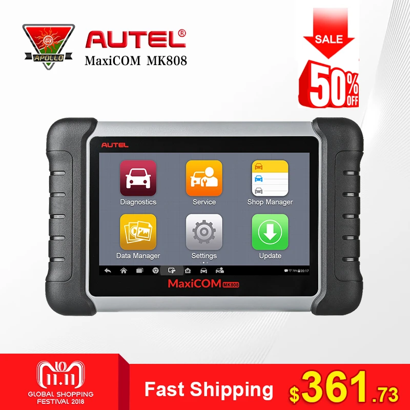 Autel MaxiCOM MK808 Car Auto Diagnostic Tool OBD2 Scanner Automotivo Full Systems Code Reader for Key Programming EPB IMMO DPF Autel MaxiCOM MK808 Car Auto Diagnostic Tool OBD2 Scanner Automotivo Full Systems Code Reader for Key Programming EPB IMMO DPF