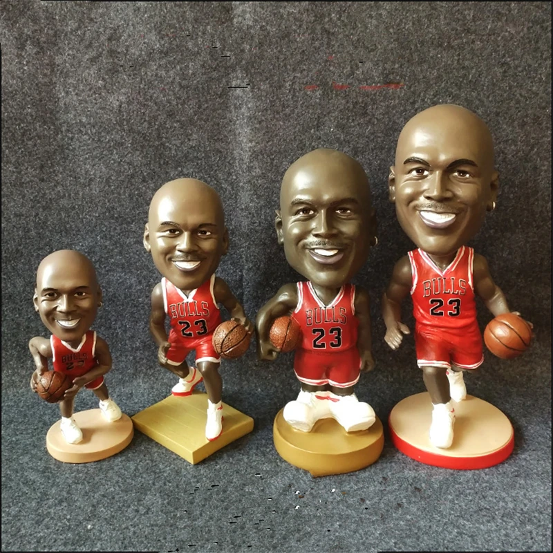 

Basketball Super Star Bobblehead Doll Michael Jordan Figures Statues Bull 23# Team Red Kit 4 Model Choices