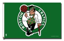 Boston Celtics Flag 3×5 FT 150X90CM Banner 100D Polyester NBA flag 104, free shipping