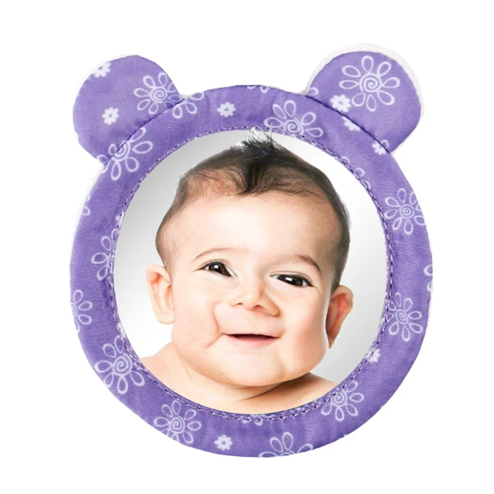 

Funny Mirror Cartoon Cute Animal Ears Wrap Baby Stroller Pendant Toys Car Seat Educational Soother Pacifier Newborn Infant Child