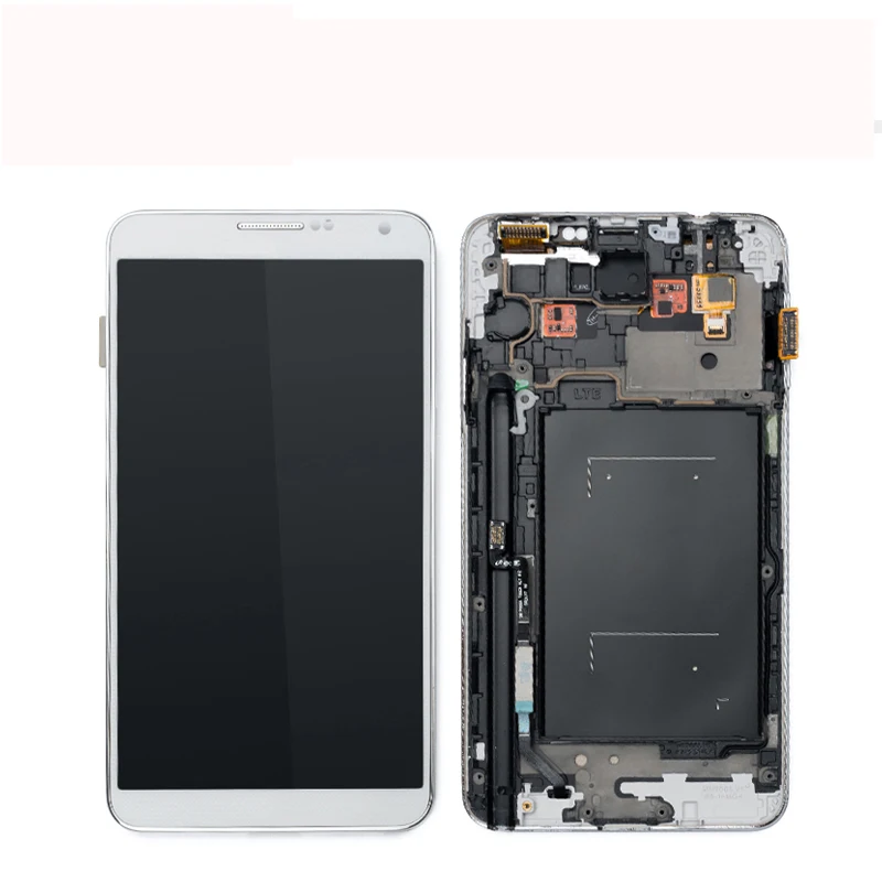 

For Samsung Galaxy Note 3 N900 N9005 N900A N900V LCD Display Touch Screen Digitizer Assembly With Frame