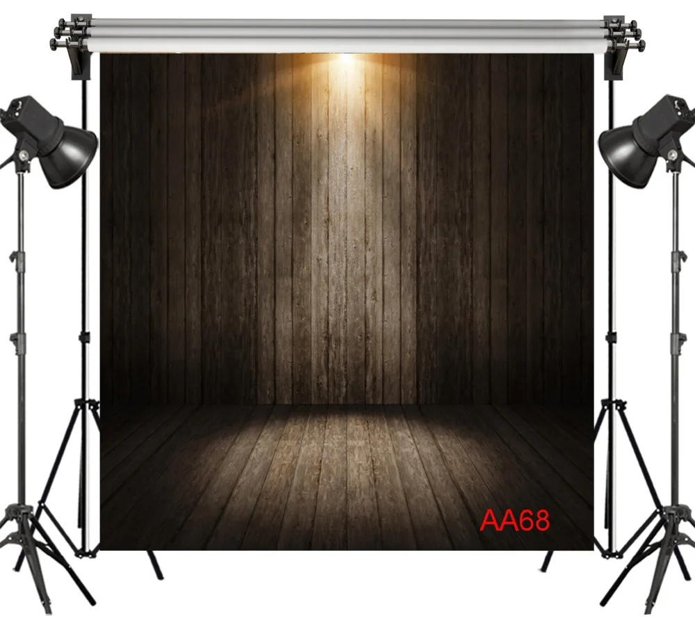 baratas LB Poliéster Vinil Sala De Madeira Interior Laranja Elétrico Luz Estúdio de Fotografia Cenário Foto Adereços Fundo Fotográfico