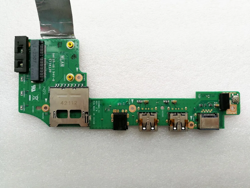 

original for asus X200MA IO BOARD usb audio board card reader board