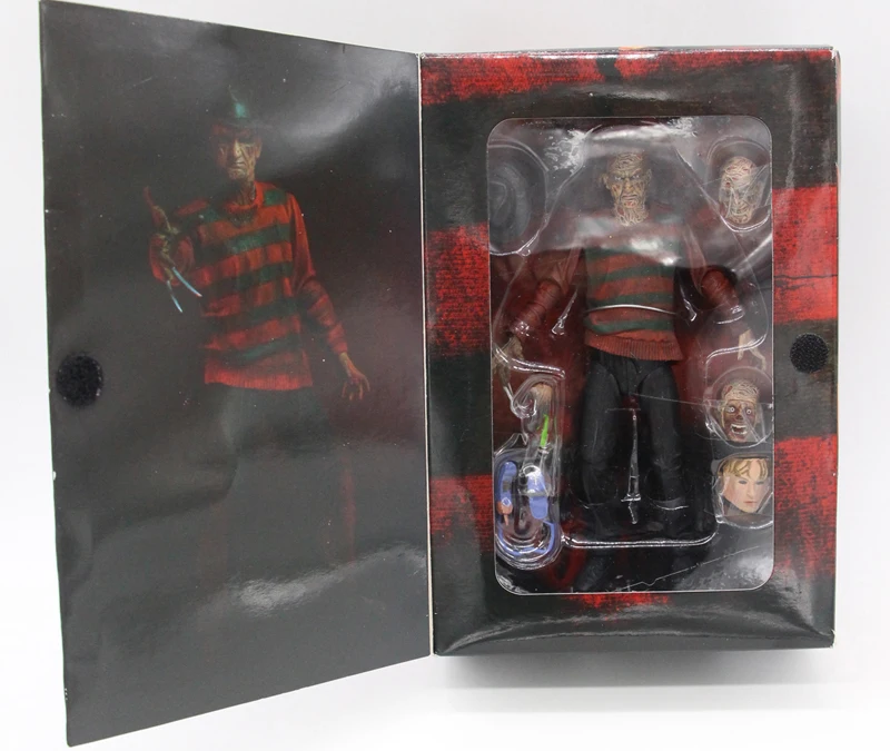 With Led Suit Nightmare On Elm Street Freddy Krueger 3D Jason Friday The 13th Part Leatherface Chainsaw MASSACRE Action Figure (13)