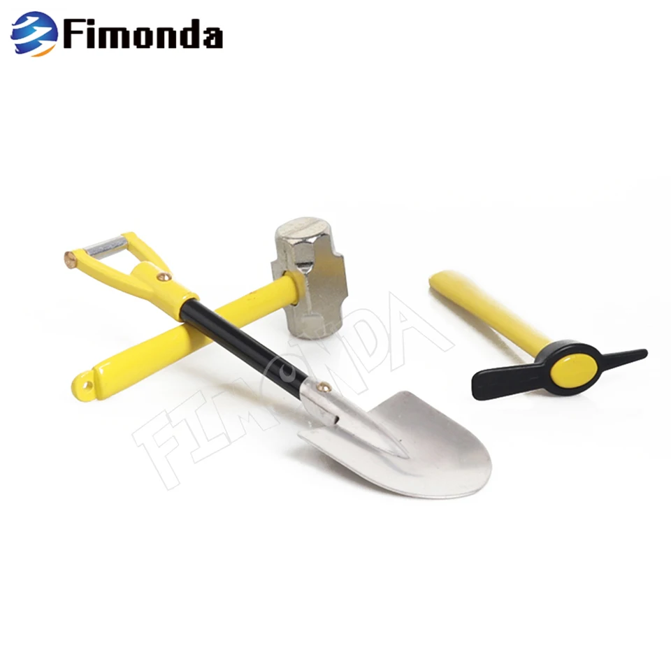 

Metal Mini Hammer Hoe Shovel Tool Simulation Decoration for 1/10 RC Crawler Car Traxxas TRX4 Axial SCX10 90046 Tamiya CC01