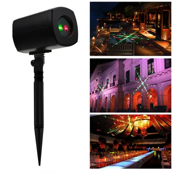 

MUQGEW Xmas Party Garden Decor Light Outdoor Indoor Waterproof Red & Green Landscape Lights Landscape Lawn Light