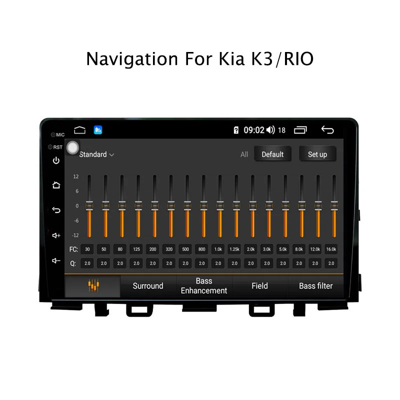 Cheap 9" Android 8.1 8 core 4G RAM 64G ROM GPS Navigation Car Radio For Kia K3 Rio 2017,with Carplay/4G LTE 4