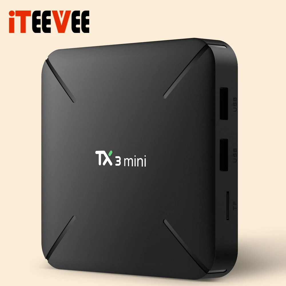

20pcs Tanix TX3 Mini Smart Android 8.1 TV Box S905W 2GB RAM DDR3 + 16GB ROM eMMC 4K Support WiFi 2.4GHz Miracast Airplay DLNA