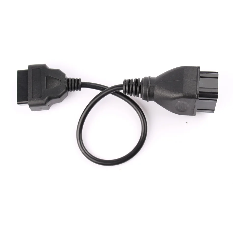 2019 для Renault 12 pin к OBD2 16 контактный разъем адаптера OBD II автомобильные Аксессуары