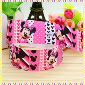 

1.5'' Free shipping minine printed grosgrain ribbon hairbow headwear party decoration diy wholesale OEM 38mm P4982