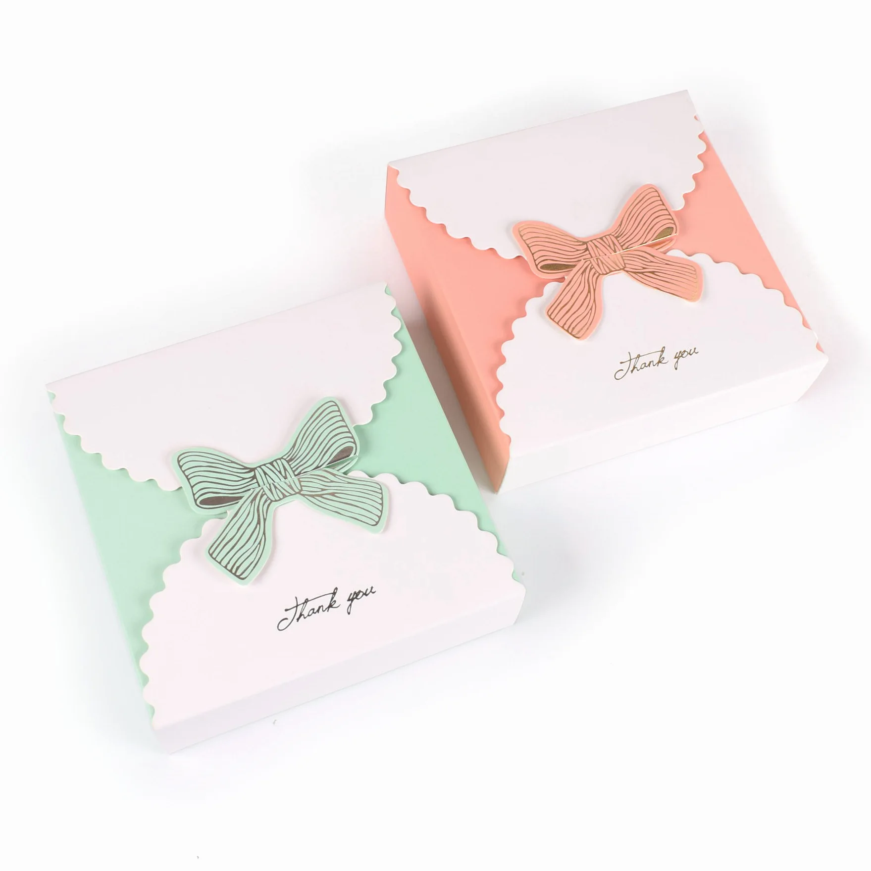 

Thank You Gift Box Cardboard Wedding Candy Boxs Candy Gift Jewelry Folding Carton