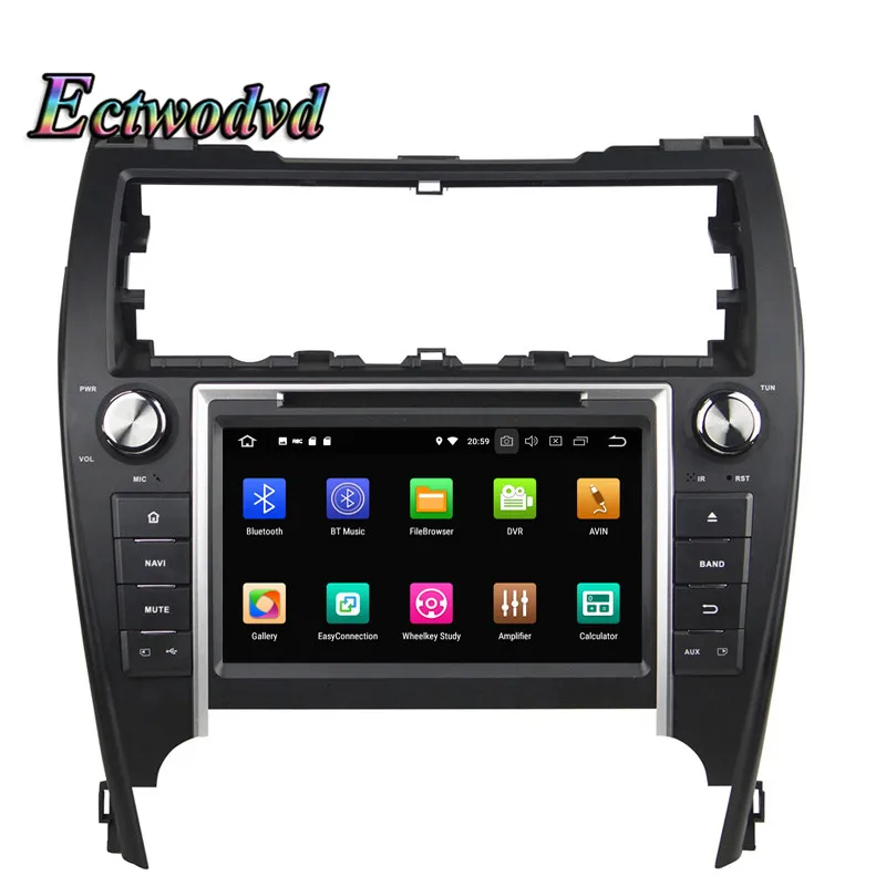 Clearance Ectwodvd Octa Core 4G RAM 64G ROM Android 9.0 Car Multimedia DVD Player GPS HeadUnit For Toyota Camry 2012 US 1