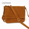 LilyHood-sac à bandoulière en cuir véritable pour femmes, 2022, sacs à bandoulière style Boho, loisirs en daim, frange, Festival musical, décontracté ► Photo 1/6