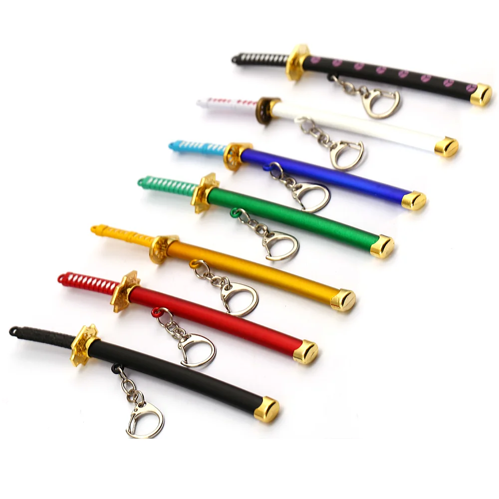 Aliexpress Buy Hot Cartoon One Piece Sword Keychain Metal 