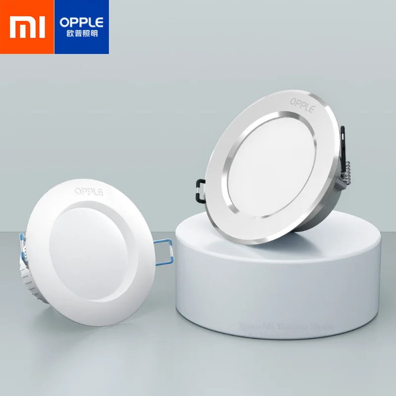 Xiaomi Mijia оппле вниз светильник 3 Вт Светодиодный светильник Лампа цветовая температура круглый потолочный встраиваемый светильник для дома и офиса