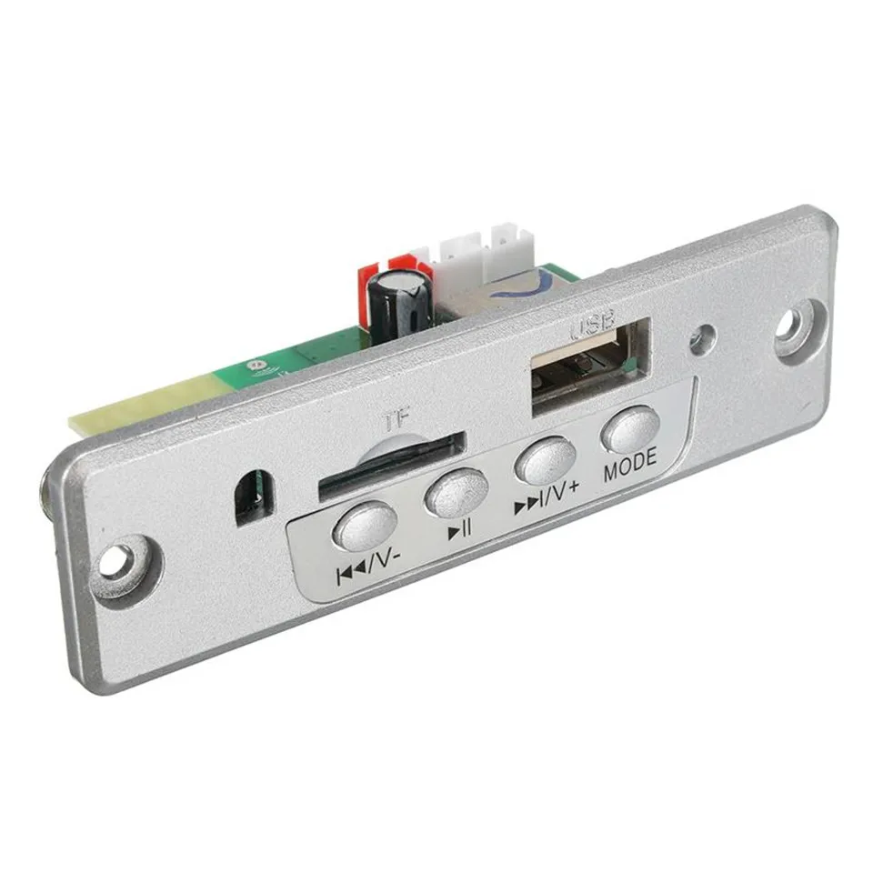 YKSO  Bluetooth MP3 Decoder Board Silver Color DC5V MP3 Players Accessories Mini Wireless Car Audio Amplifier MP3 Decoder      (2)