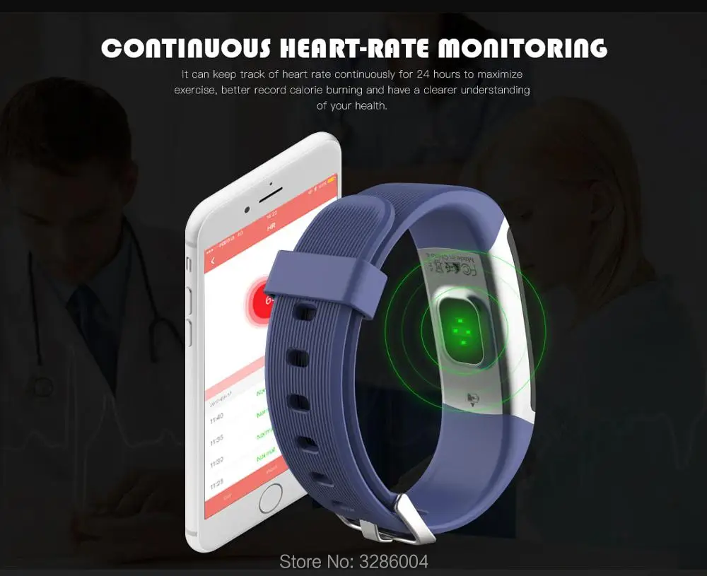 smart band blood pressure Hear rate monitor_03