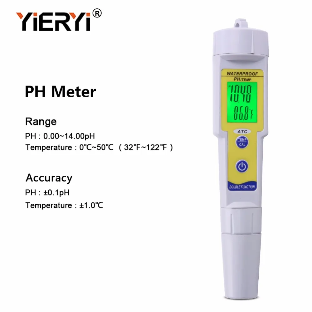 

Professional Mini PH Meter Automatic Correction Waterproof Acidity meter Pen Type Quality Analysis Device