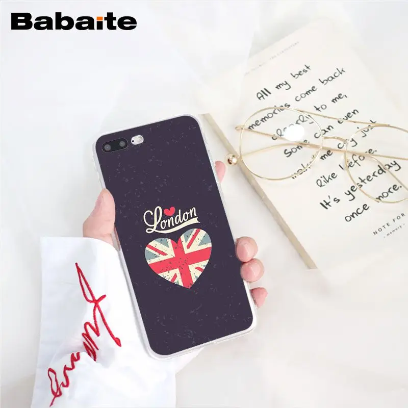 Flag United Kingdom London Big Ben Telephone Box