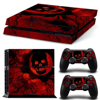 

free drop shipping protector wrap skin sticker for PS4 console and two controllers skin sticker decals covers #TN-PS4-10069