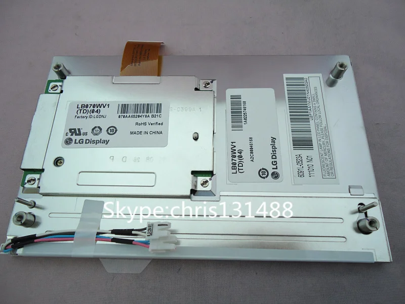 

Brand new L.G 7inch LCD display LB070WV1-TD04 LB070WV1(TD)(04) Sceen for Citroen C5 2010 2.0HDI Navi Drive 3D car GPS LCD module