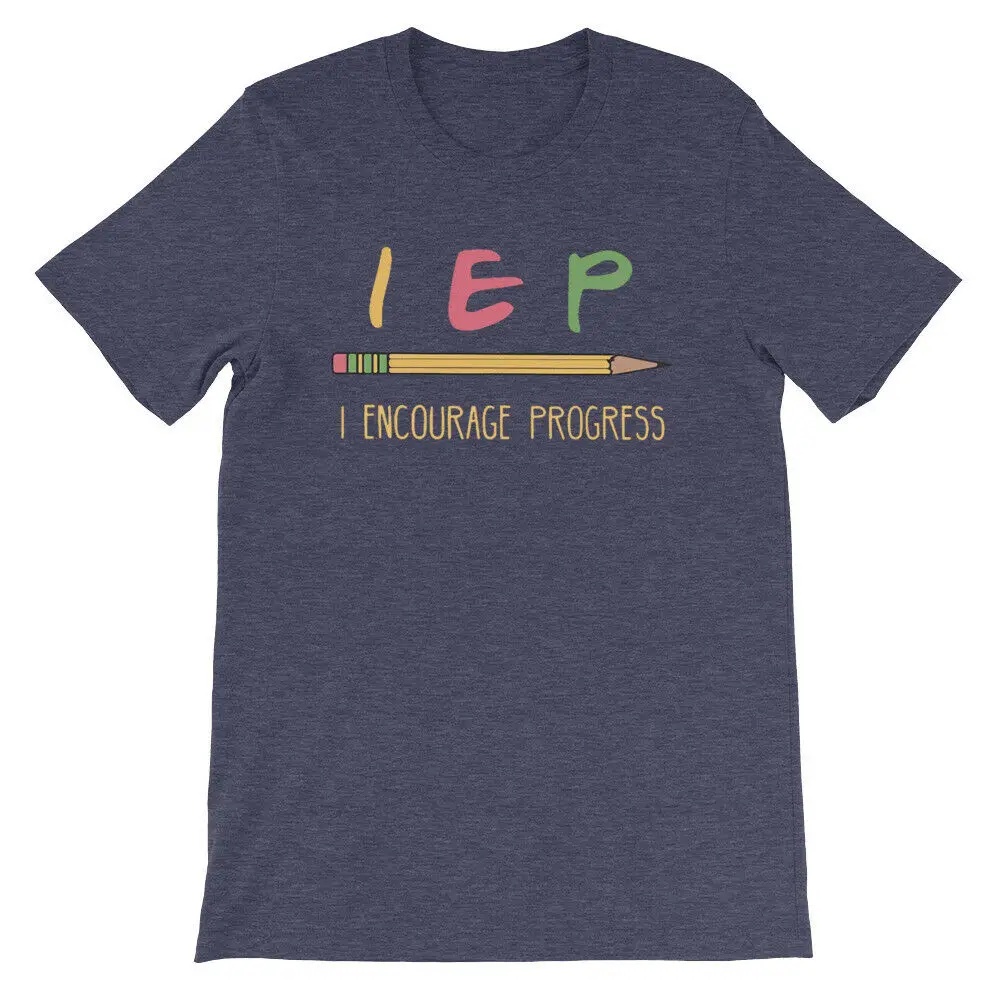 

Teacher Pencil IEP I Encourage Progress Shirt Funny T Shirts