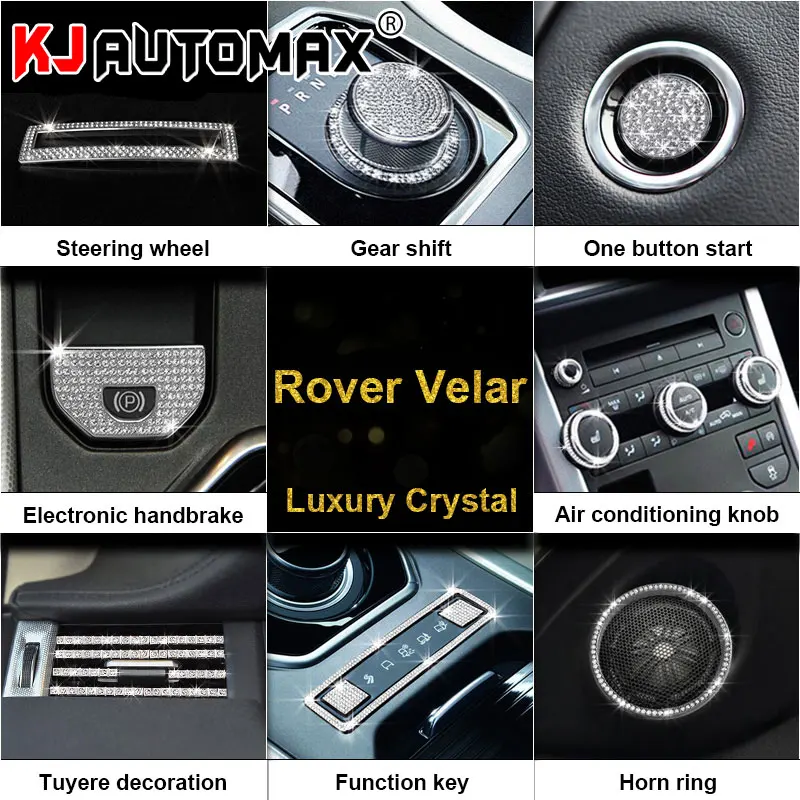 KJAUTOMAX для Land Rover Discovery Sport с украшением в виде кристаллов декоративный Авто стиль