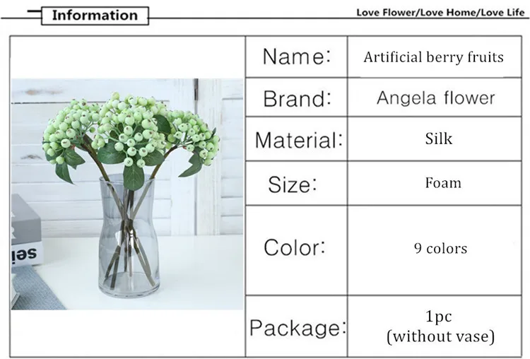 Европейский искусственный цветок Мини фруктовый букет Рождественский Декор домашний стол свадебный цветок расположение аксессуары Пена Ягодное растение