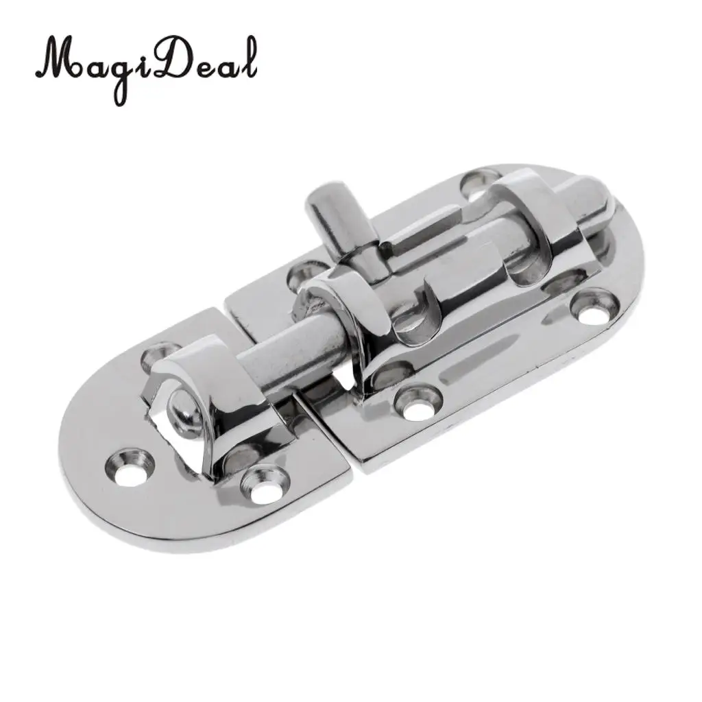 Heavy Duty 2x Canoe Kayak Boat Stainless Steel Slide Surface 3.7' Door Bolt Latch Hardware for Sailing Window Locking Door