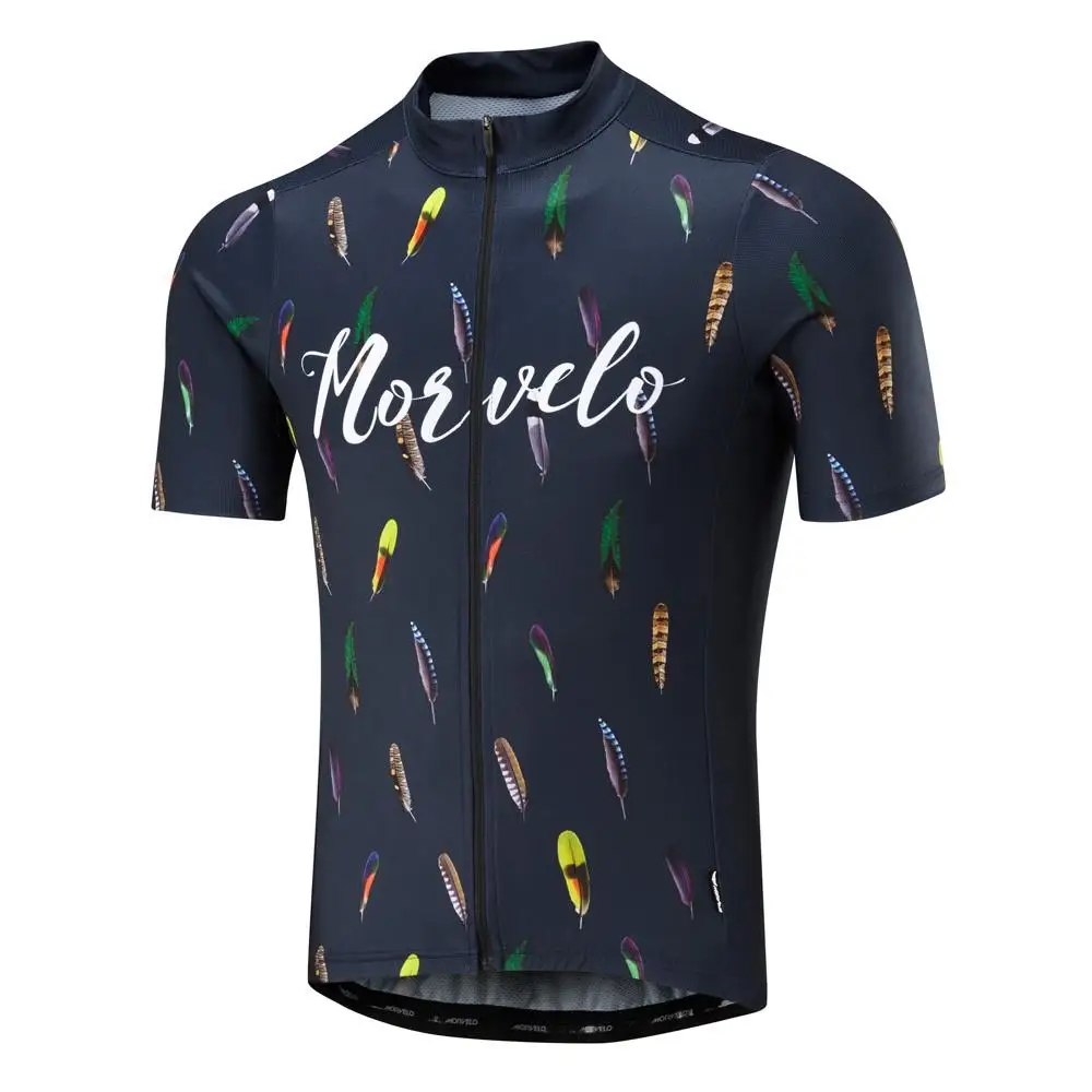 Morvelo Лето дышащий короткий рукав Велоспорт Джерси для мужчин Ropa De Ciclismo Hombre велосипедная Одежда Топы MTB велосипедная одежда - Цвет: style 13
