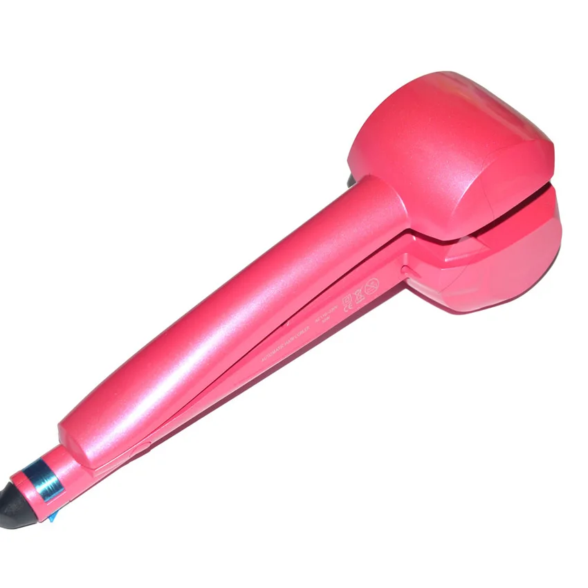 ЖК-дисплей Титан Автоматическая волосы бигуди для укладки инструменты Керамика волны волос Curl электрические бигуди для волос Магия щипцы для завивки придерживаться UK ЕС разъем