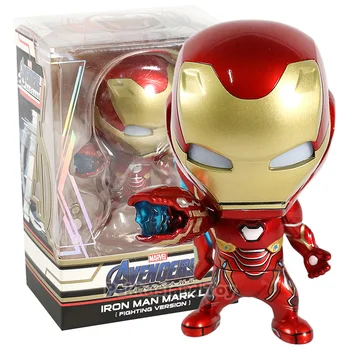 

Marvel Avengers Iron Man Mark 50 Bobble-Head Car Accessaries PVC Action Figure Toys