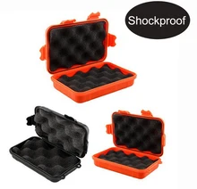 Waterproof box Shockproof Airtight Survival Case Outdoor Container Storage Carry Box with foam lining free shipping strong plastic box tools shockproof waterproof with foam