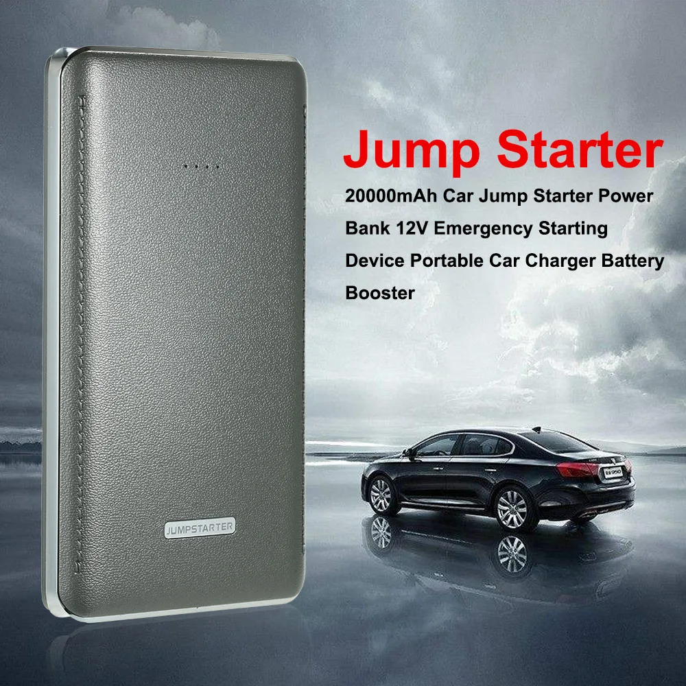 

20000mAh Car Jump Starter Power Bank 12V Emergency Starting Device Portable Car Charger Battery Booster