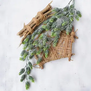 

83cm European retro flocked plant pineapple grass wall hanging pine grass vine home garden decoration flower plante artificielle