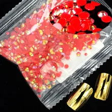 

3D Nail Gems 1000pcs 5mm Resin Rhinestones Flatback Round Glue On Non Hotfix Stones Appliques For Craft DIY Nail Art