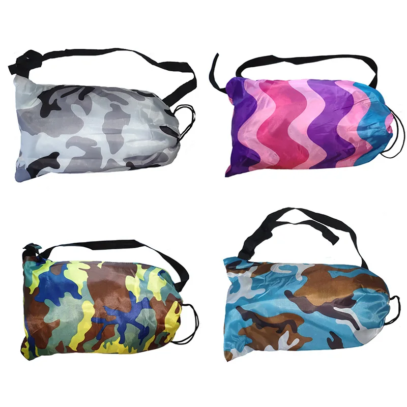 

Fast Inflatable Air bed Lazy bag Chair Sofa Camping Sleeping Bag Portable Waterproof Beach Chair Air Sofa Laybag Lounge