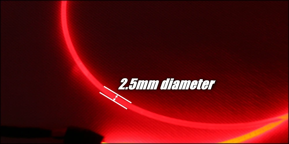 Car Interior Ambient Light 1 Meter long Universal Fit Decoration Strip For Car Door Roof Dashboard Optical Fiber Light 9-7