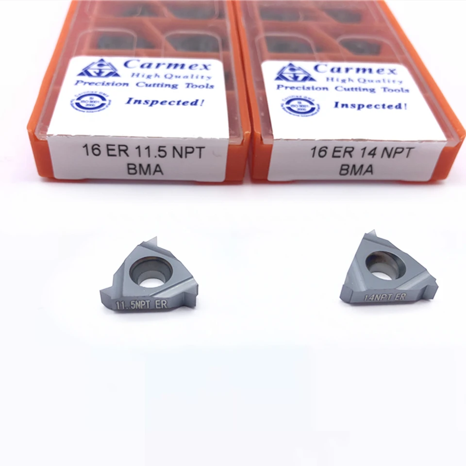 

16IR 11.5NPT 14NPT 18NPT BMA CNC lathe turning tool internal threading insert tungsten carbide inserts