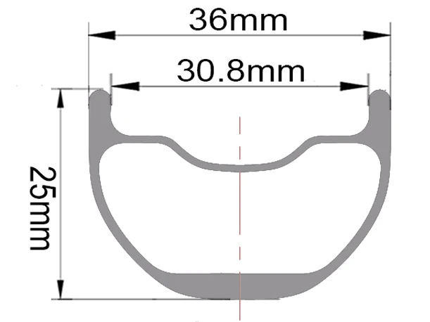 Clearance 26er 26" MTB TRAIL Hookless Tubeless Clincher 25mm x 36mm Mountain Bicycle Carbon Rim 26 inch Rims 3k twill 12k 28 32 36 Holes 0